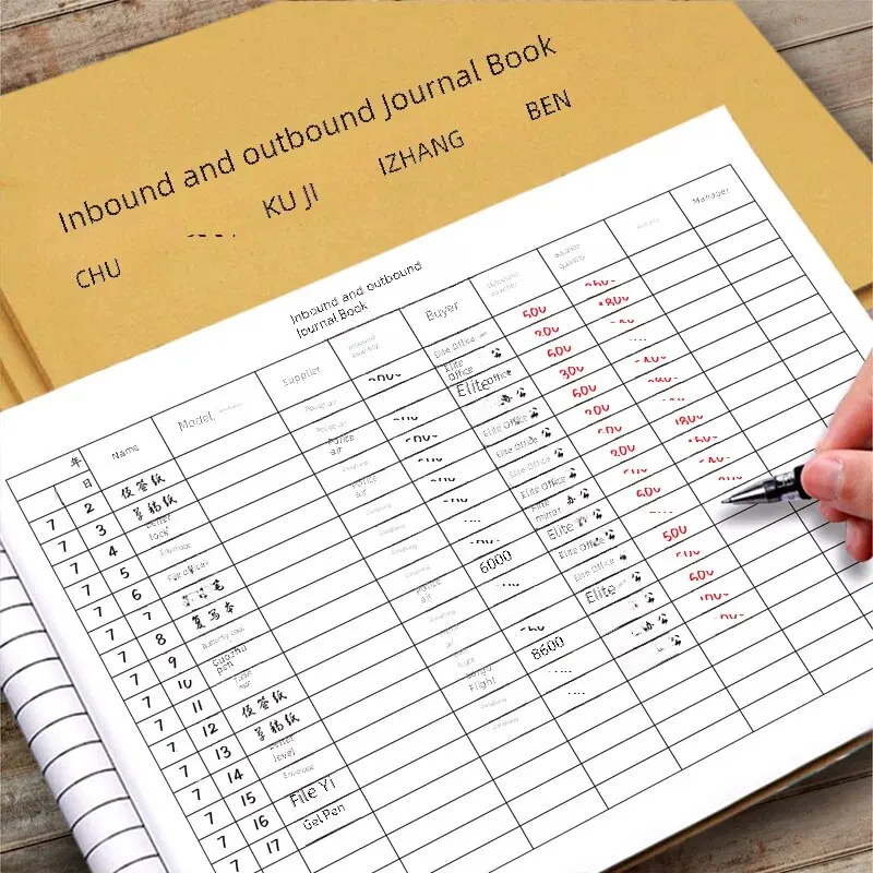 Утолщенный складской инвентарь записная книжка Справочник подробные продукты