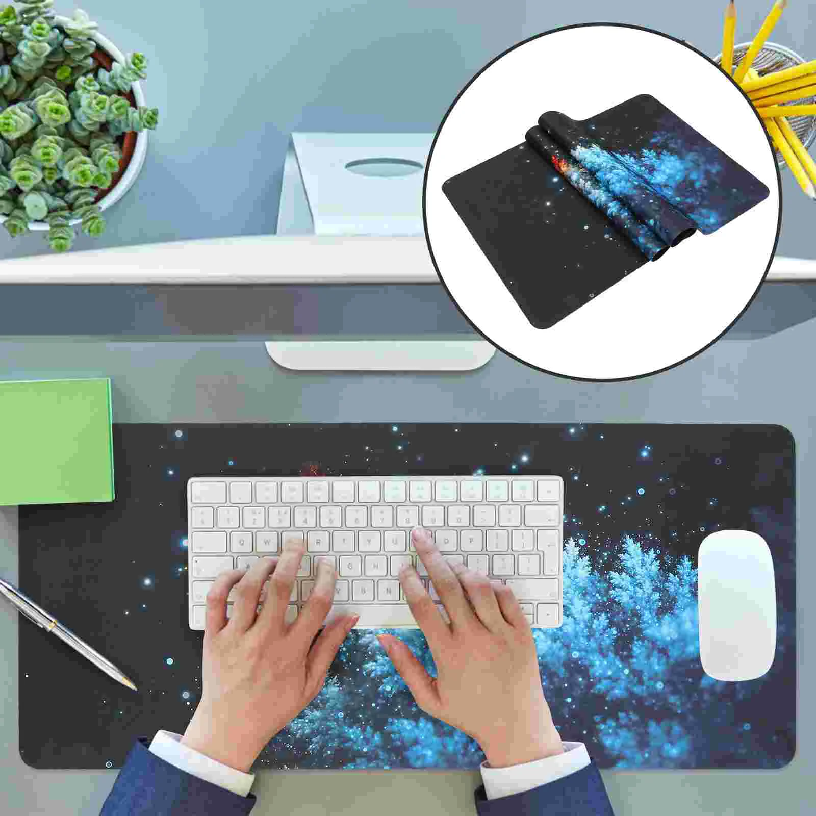 

Mouse Pad Pattern Anti-slip Computer Mousepad Large Office Home Desk Mat