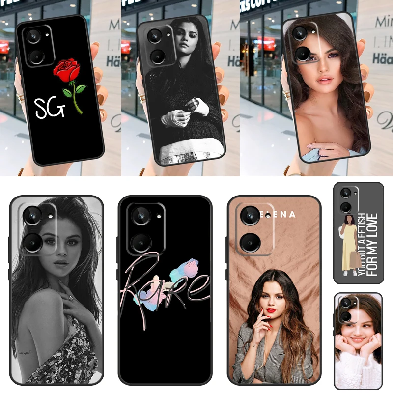 Фото Селена Гомез для Realme C55 C33 C35 C31 C30 C25 C21Y C15 C11 GT Neo 5 3 2 2T 3T 8 9 10 11 Pro Plus чехол №1