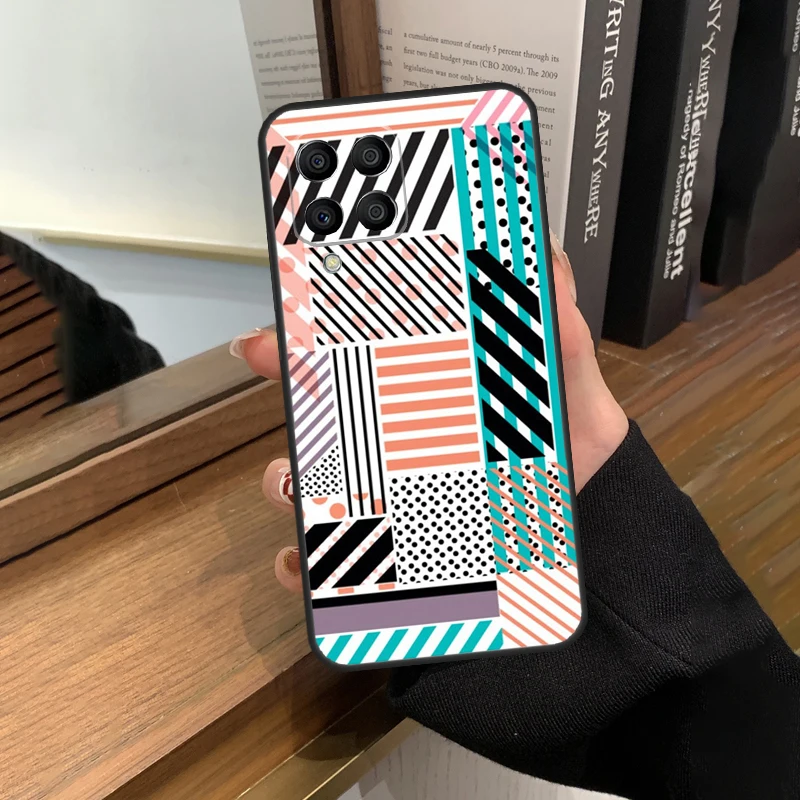 Чехол в горошек для Samsung Galaxy M20 M14 M34 M54 M13 M23 M33 M53 M21 M51 M30s M31s M12 M32 M52