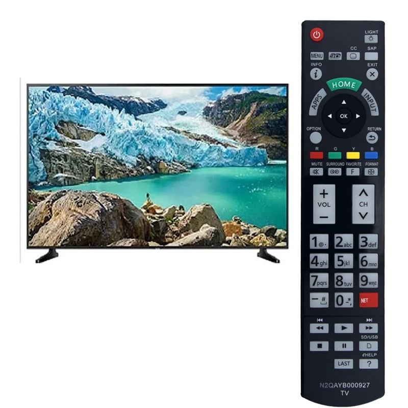 Замена пульта дистанционного управления N2QAYB000927 для Panasonic 4K HD TV TC58AX800U TC65AX800U TC65AX900U