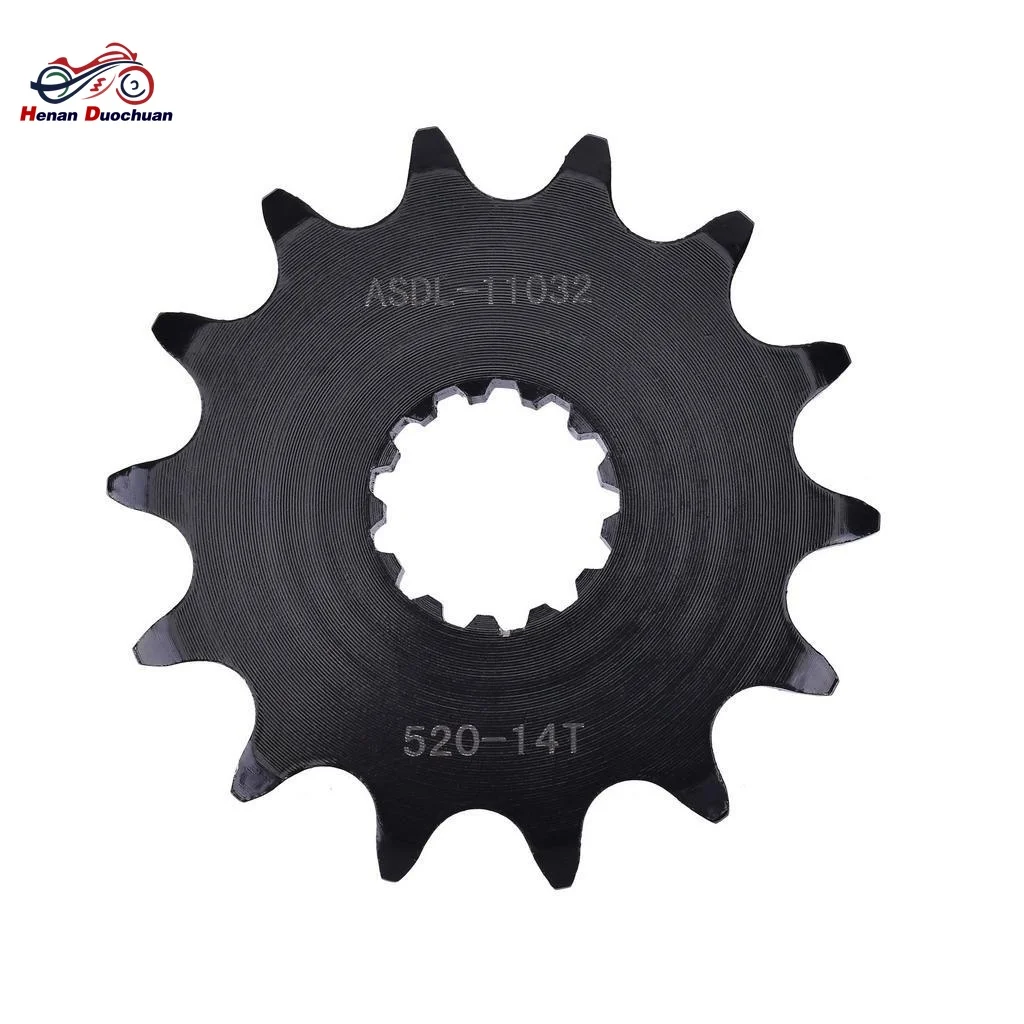 Передняя звездочка 400cc 520-14T для мотоцикла Kawasaki EX400 Ninja400 ABS KRT Z400 ER400 2019-2020 EX ER Ninja 400