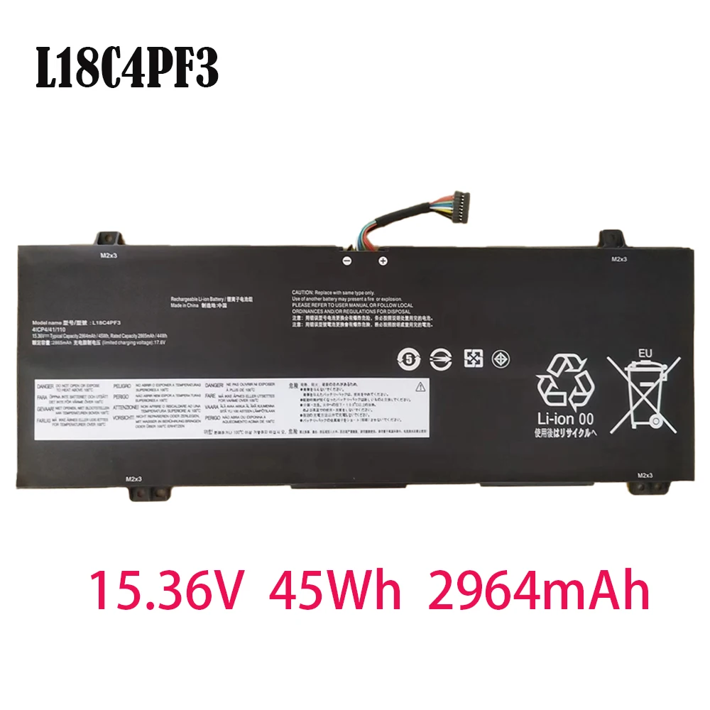 

Аккумулятор для ноутбука L18C4PF3, совместим с Lenovo ideapad C340-14API C340-14IML Series L18C4PF4 L18M4PF3