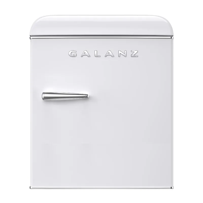 

Galanz 1.7 Cu ft Retro Mini Fridge, White, Estar, New