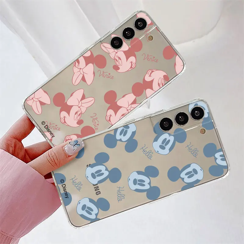 Прозрачный чехол с Микки Маусом для Samsung Galaxy S23 S22 S20 FE S21 S10 S9 Plus Note 20 Ultra 10 Lite, мягкий чехол для телефона из ТПУ (art.: 3920c2cd7b672) - 3920c2cd7b672