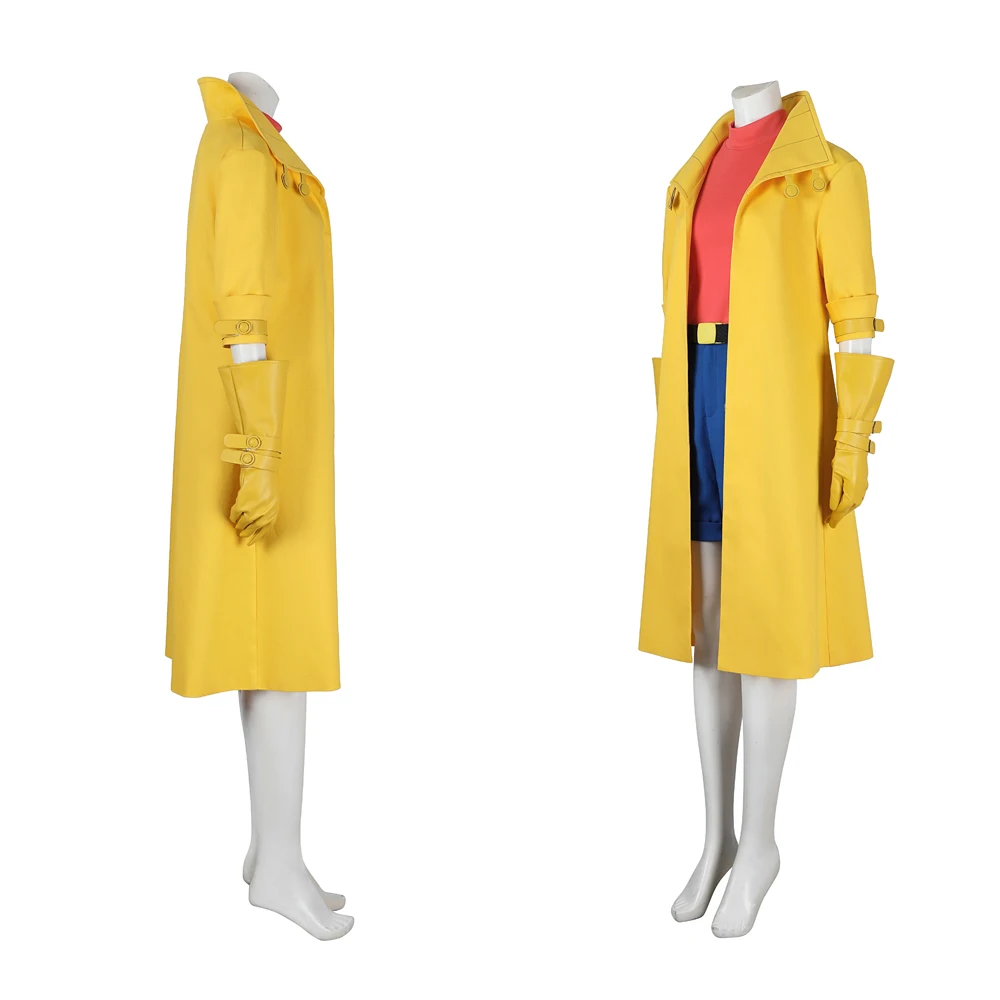 Сексуальный женский тренчкот для взрослых с рисунком аниме X полиция 97 человек