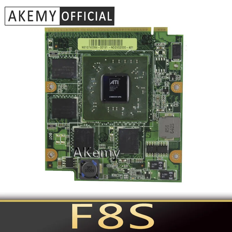

AKemy F8 NB8P 08G2041NV20I 08G2041NV20Y NEDVG2000-B01 600 8600M GT Video VGA card for ASUS F8s F8VR F8SV F8T F8D F8TR F8VA F8V