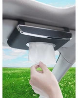 car tissue box towel pad paper block accessory bag storage box pu leather black sunshade armrest storage tissue box accessories