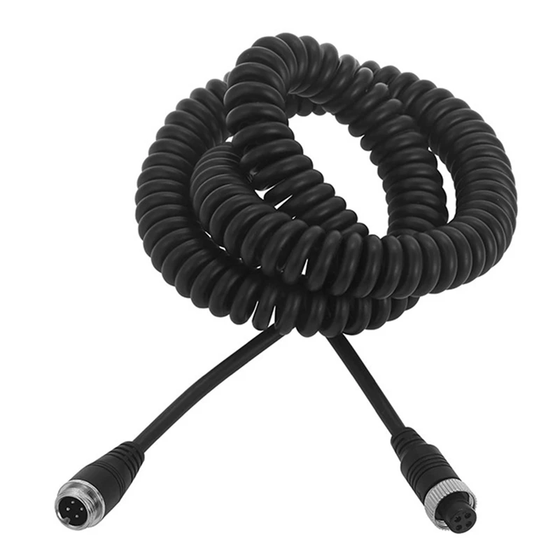 

Car Video Aviation Spring Line 4-Pin Extension Cable For Rear View Camera Truck Trailer