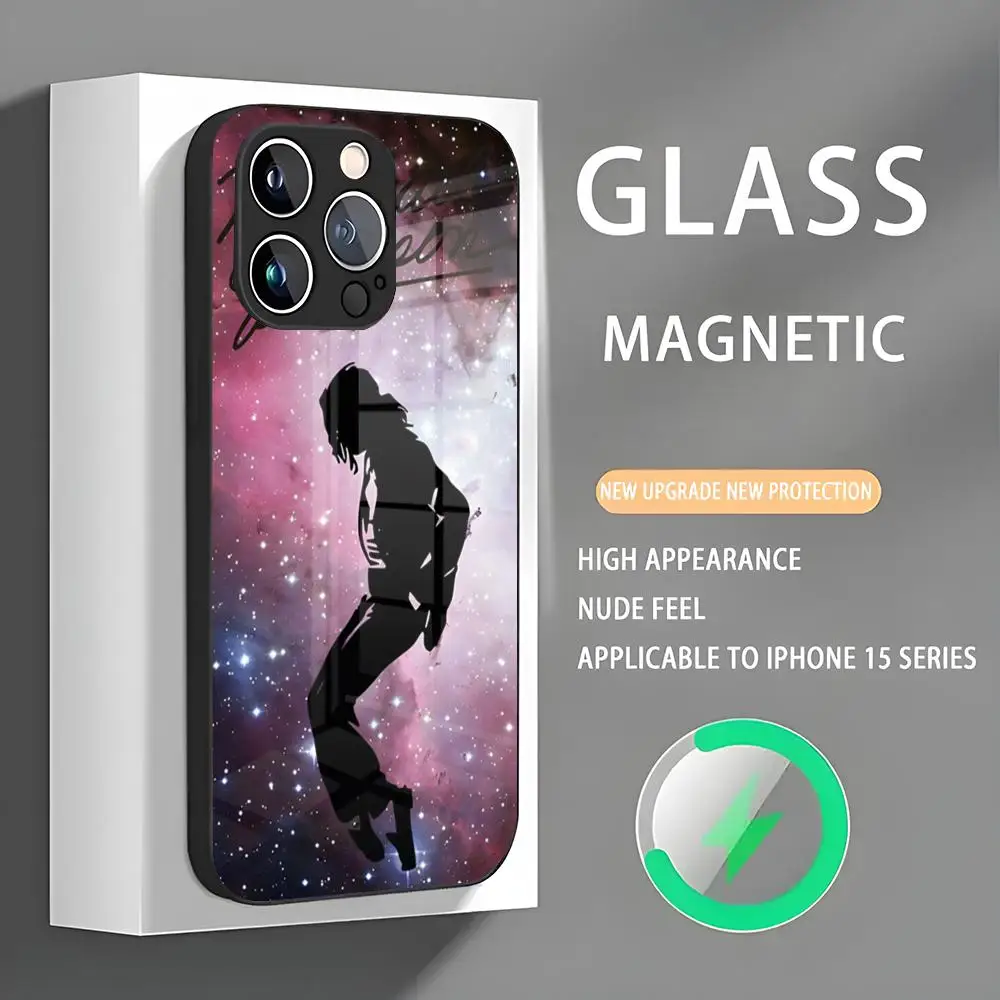 Чехол для телефона M-MichaelS J-Jackson Iphone 16 Pro Max Case 15 14 13 12 11 X XR XS XSMAX 8 Plus Mini Стеклянный