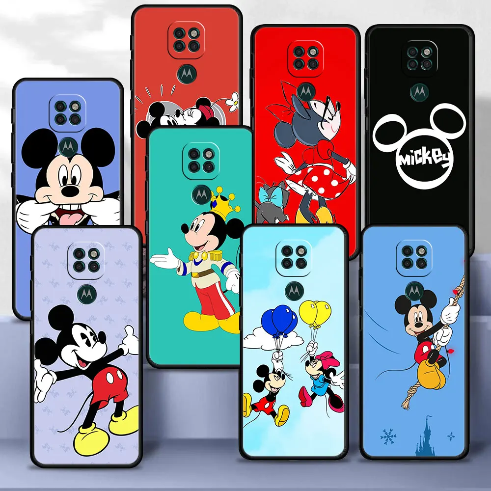 

Case Cover for Motorola Moto G30 G9 One Fusion G Stylus Edge 20 Plus G50 G60 G60s G8 E6s Hyper Bag Disney Mickey Mouse Funny