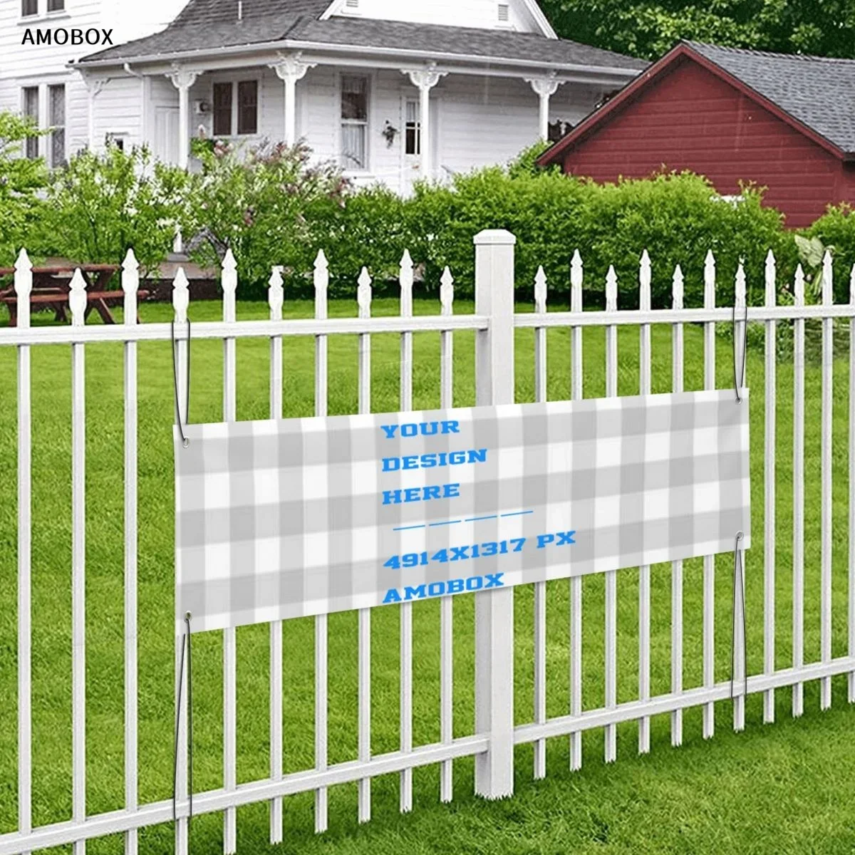 AMOBOX-настраиваемое пустое украшение для сада парада игр в комнате спортивных