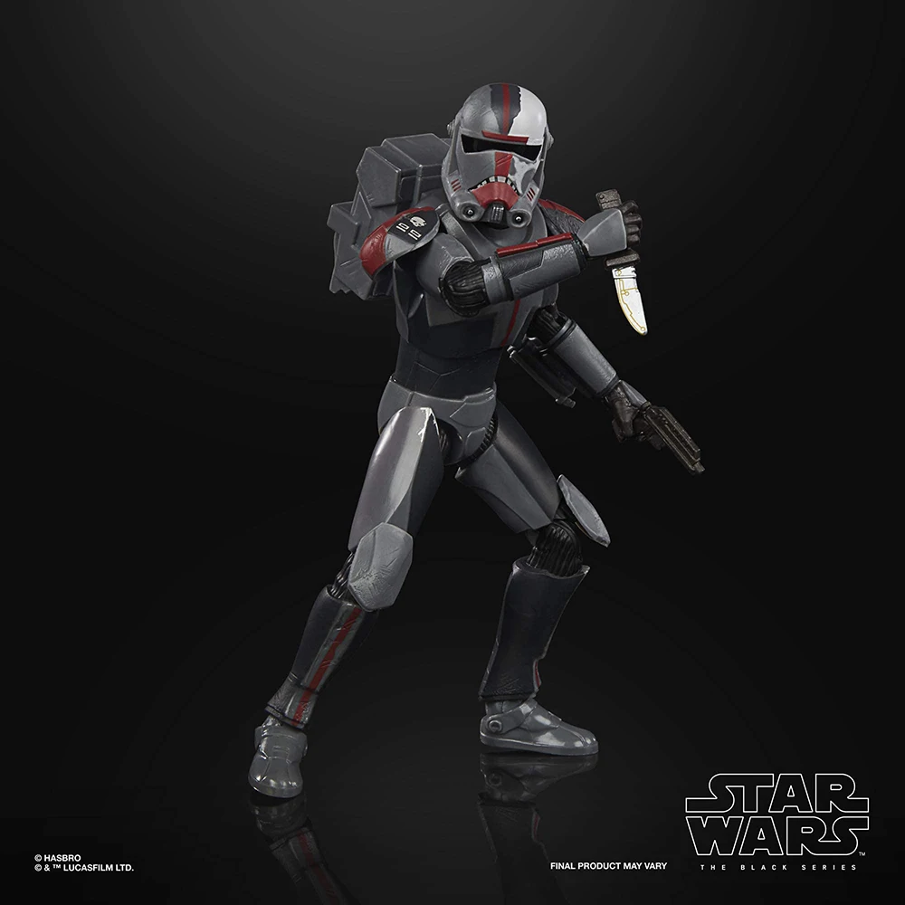 Фото [В наличии] Hasbro Star Wars The Black Series Hunter (The Bad Batch) Оригинальная аниме-фигурка в масштабе 6 дюймов, модель, орнамент, игрушка, подарки №5
