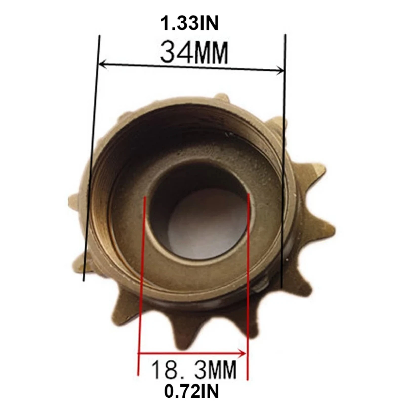 

Freewheel High Hardness Steel Bike Freewheel Professional Single Speed 12T Cassette Bicycle Freewheel Bike Accesories