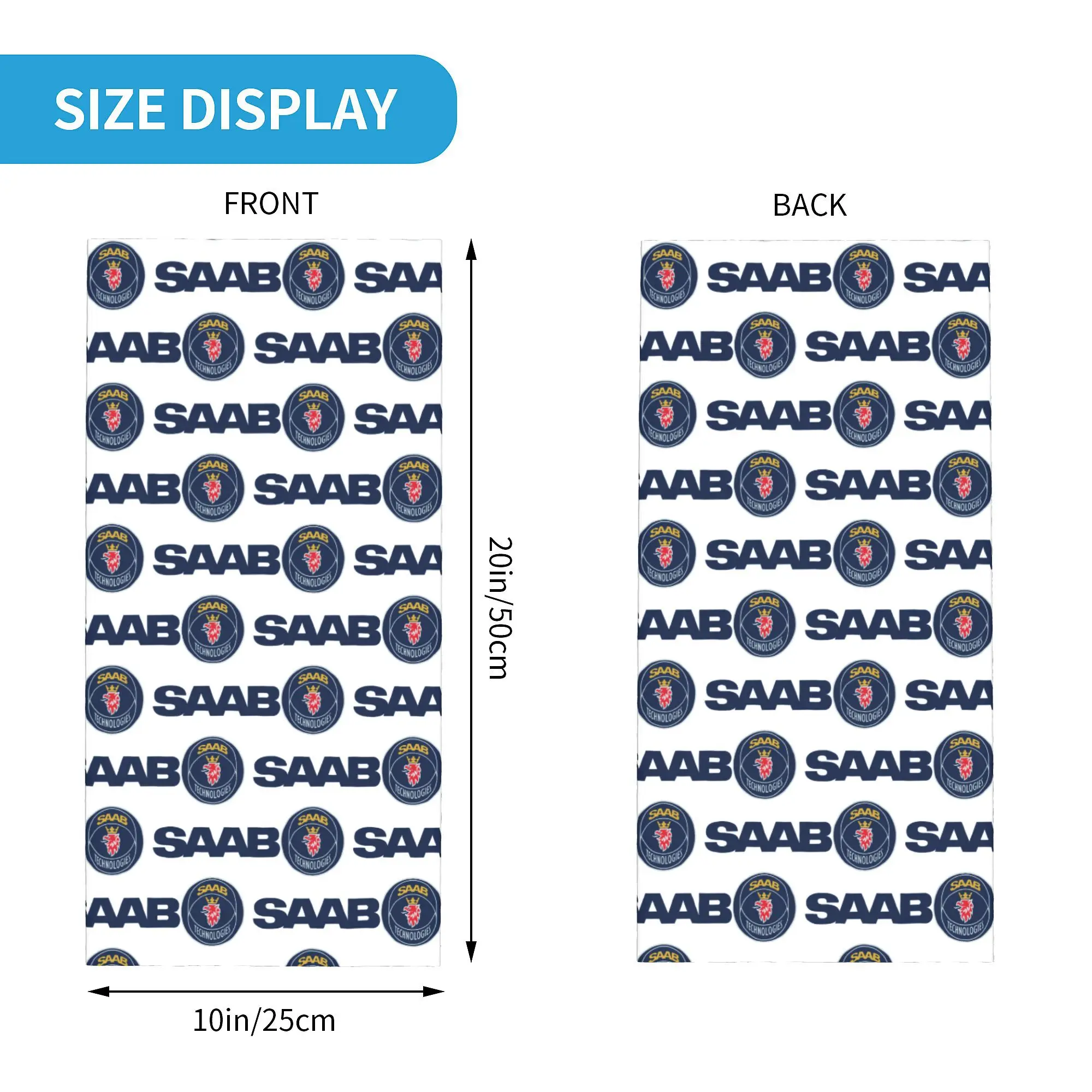 Пользовательские Швеция Saabs Scanias Trucks Бандана Шея Гетры УФ-защита Шарф для лица