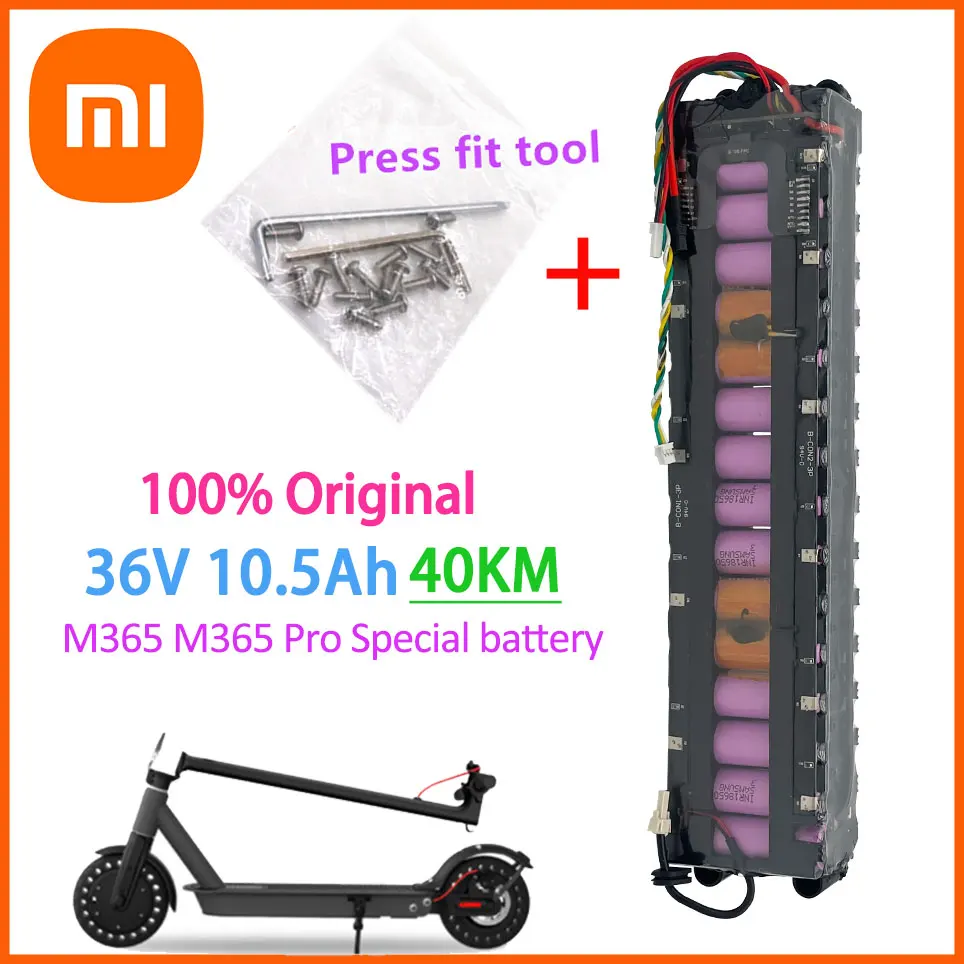 

Xiaomi 36V 30000mAh is applicable to Xiaomijia M365 electric scooter 40KM BMS 18650 36V 10S3P 250W~600W lithium battery