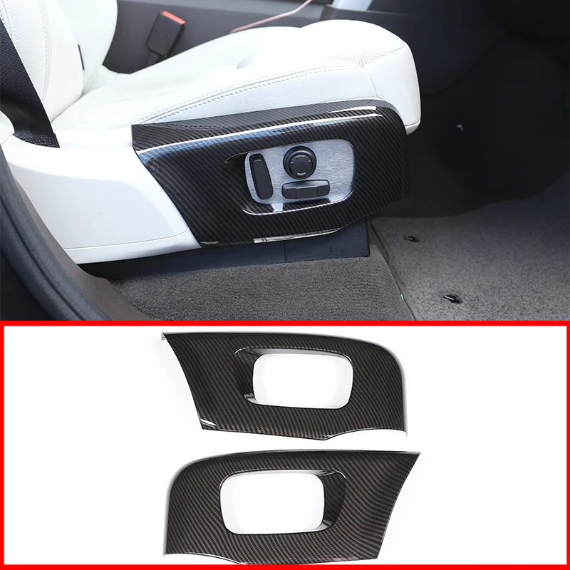 

2 Pcs For Land rover Discovery 5 L462 LR5 2017-18 Range Rover Velar RR Sport 2018 ABS Car Seat Side Cover Frame Trim fast ship