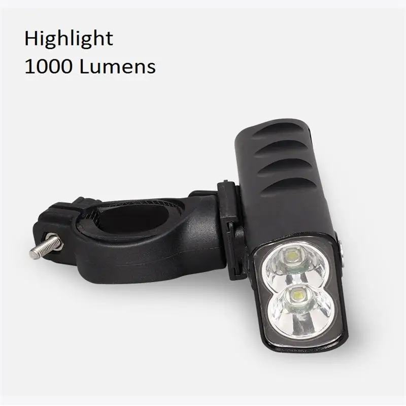 T6 Flashlight Night Bicycle Front Lights Mountain Road Cycling Lamp USB Rechargeable Headlight 1000 Lumens IPX5 Waterproof | Спорт и