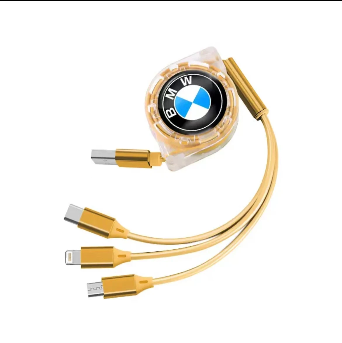 Зарядный кабель 3 в 1 Micro USB Type-C, мульти зарядное устройство для BMW E46, E90, E60, F30, F10, E39, E36, F20, G30, G20, E87, E92, E91, E30, F11, F31, X1