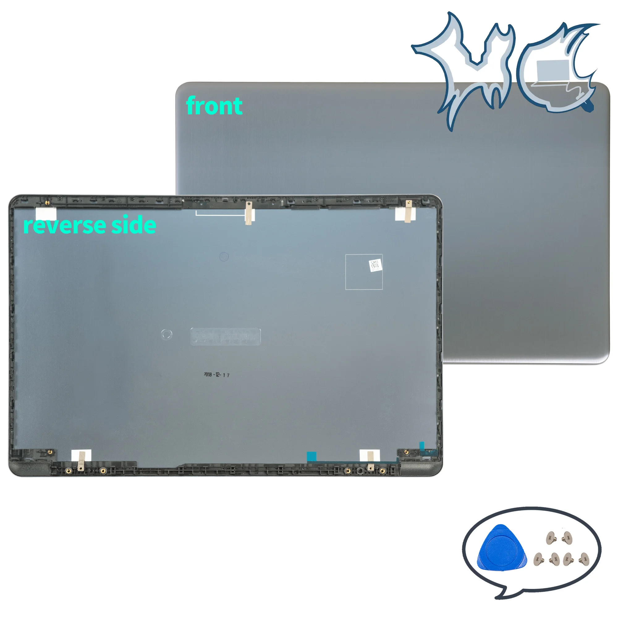 НОВЫЙ металлический чехол для ASUS VivoBook S510U A510 A510U X510 F510U S510 F510 задняя крышка