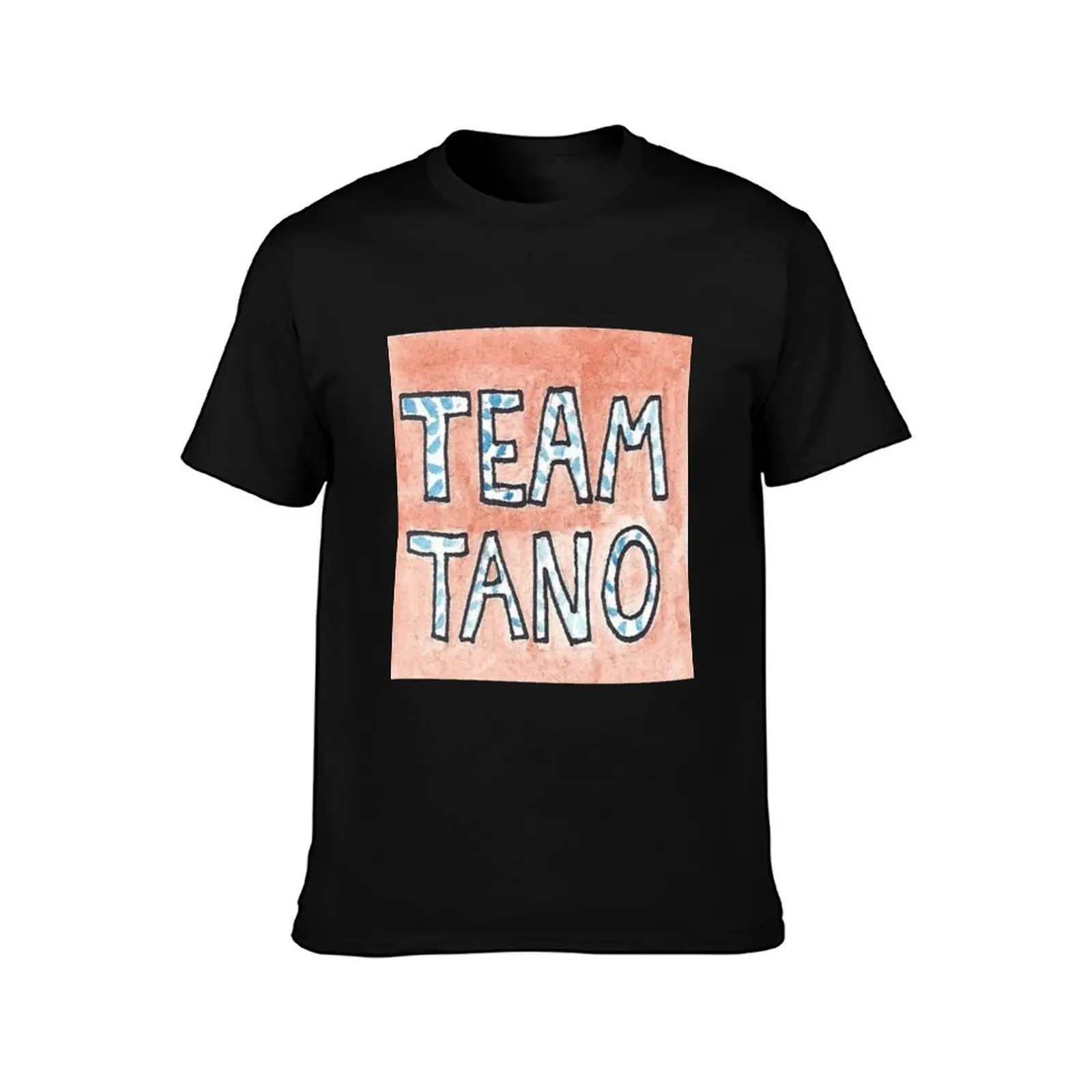 Фото Футболка Team Tano, футболка с индивидуальным принтом, незаменимая футболка, мужская футболка, роскошная футболка №2