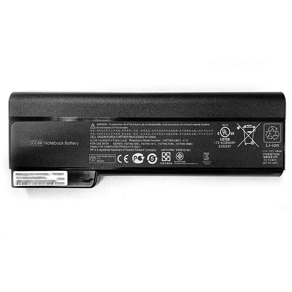 Аккумулятор CC09 CC06 для ноутбука HP EliteBook 11 1 W 8850 P 8460P ProBook 6360B 6560B 6460B 6470B 8460 в 8560 мАч