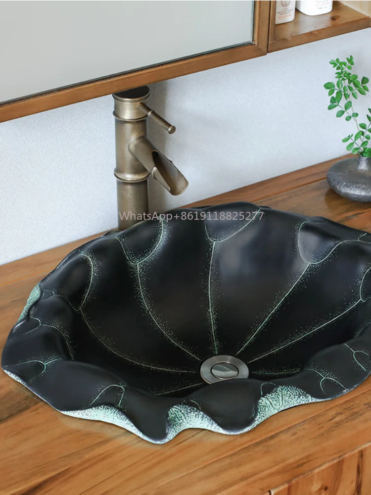 Выдвижная раковина для домашнего искусства креативная овальная Декоративная