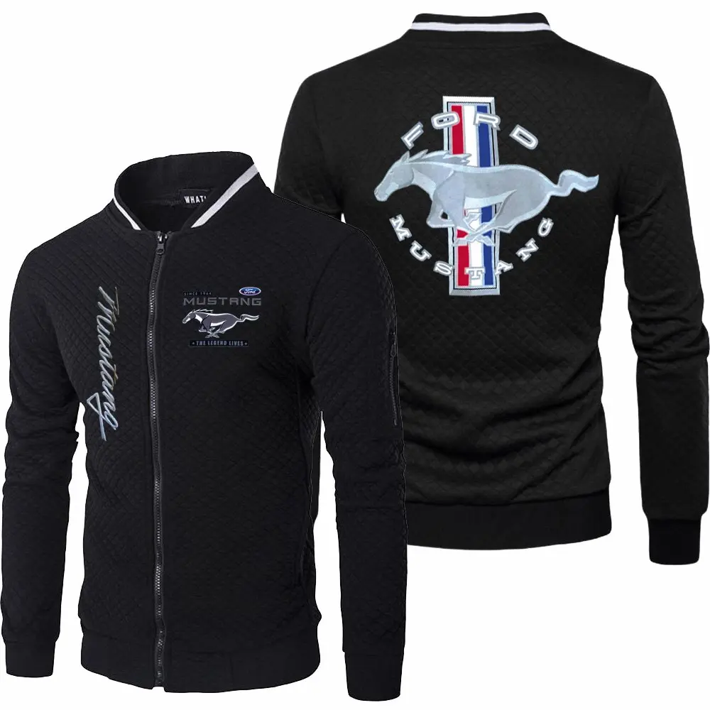 

Куртка мужская с длинным рукавом, на молнии, весна-осень