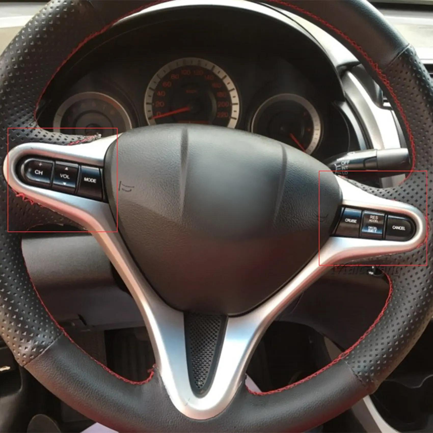 С кнопками переключателей рулевого колеса для Honda 2008-2013 Fit 2009-2014 City 2006-2011 Civic