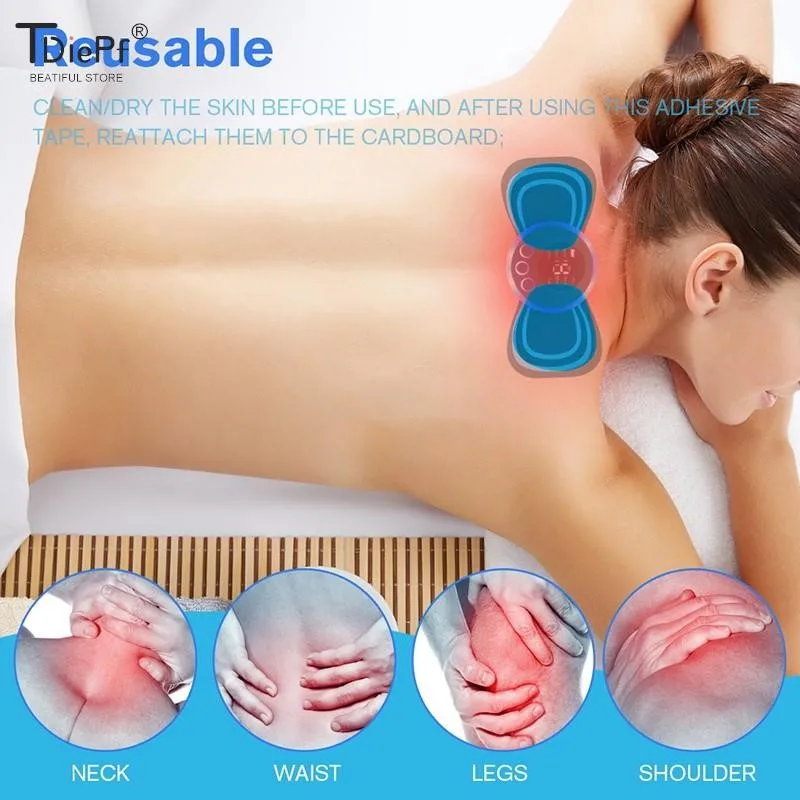 

Gel Pads for EMS Neck Massager Trainer Hip Exerciser Replacement Body Massager Patch Muscle Stimulator Sticker Gels Accessories