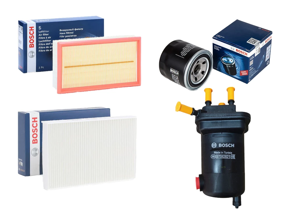 

Bosch Nissan Juke 1.5 DCi filter set-