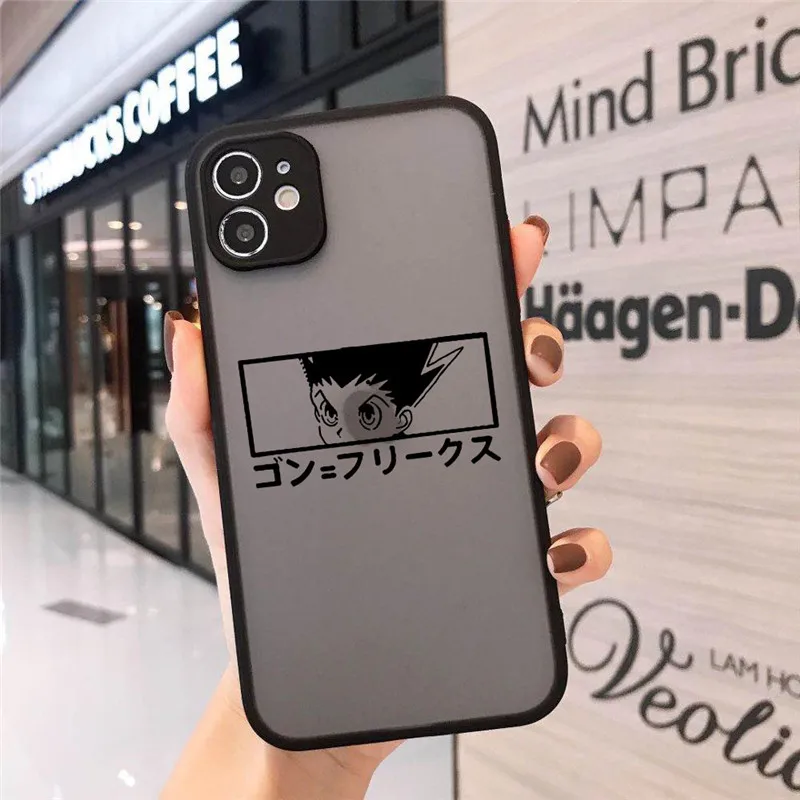 Чехол для телефона IPhone 14 12 11 Pro Max X XS XR 7 8 7Plus SE 13 Mini Hisoka Hunter Killua Zoldyck прозрачный чехол