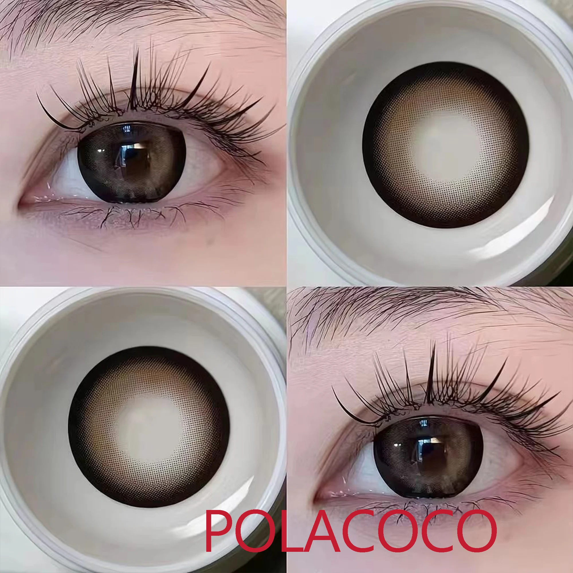 

Hotsale14.5mm Dolly Soft Contact Lens for Eye Color with Power Anime Glasses for Teen Girl Polacoco