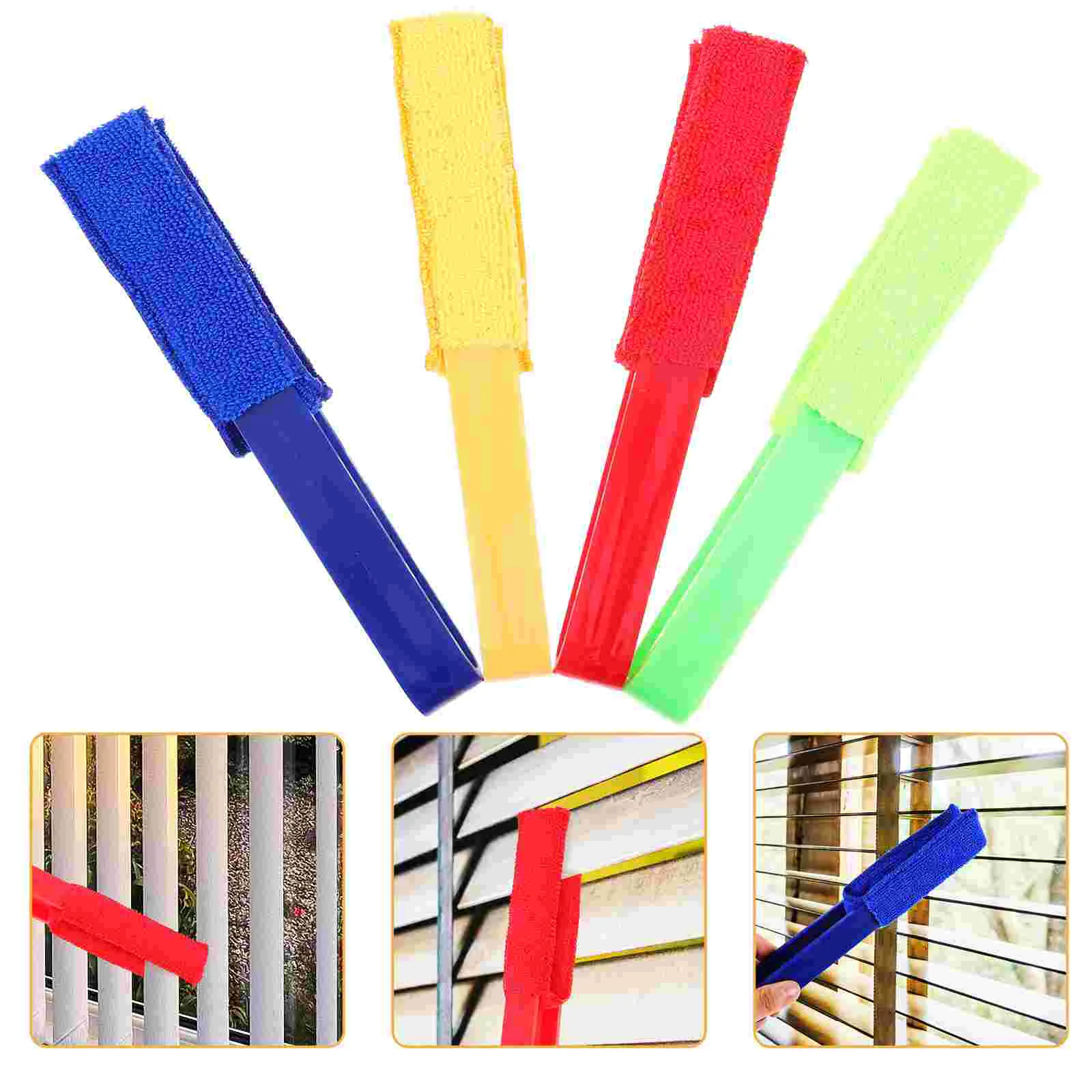 

4 Pcs Blind Cleaning Brush Air Conditioner Plastic