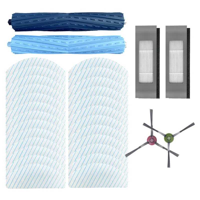 

Лидер продаж, запасной аксессуар, резиновый ролик, основная щетка, ткань для швабры Для ECOVACS Deebot T9