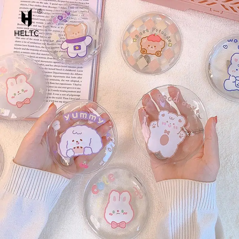 1pc Mini Winter Reusable Gel Hand Warmer Cute Cartoon Instant Self Heating Pack Mini Winter Reusable Portable Heater Randomly