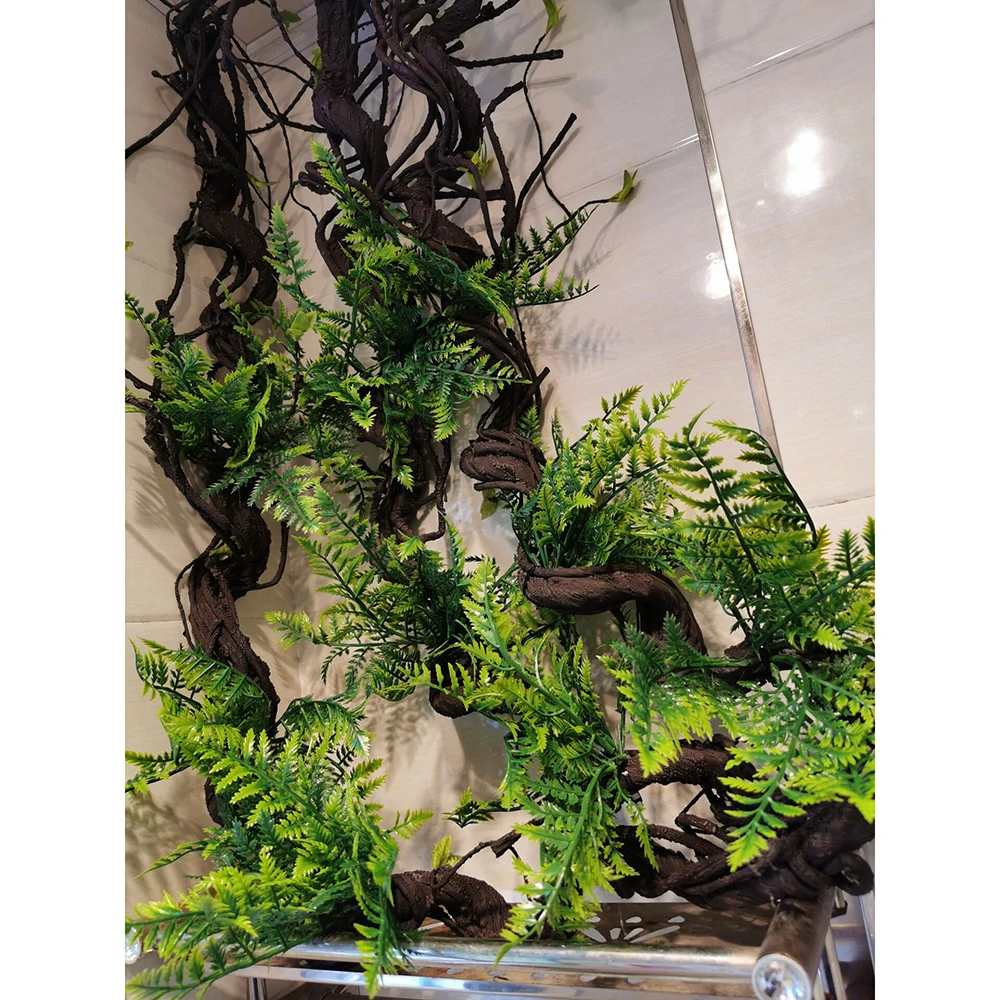 Искусственная лоза искусственные зеленые листья 1 75 м имитация розы из ротанга