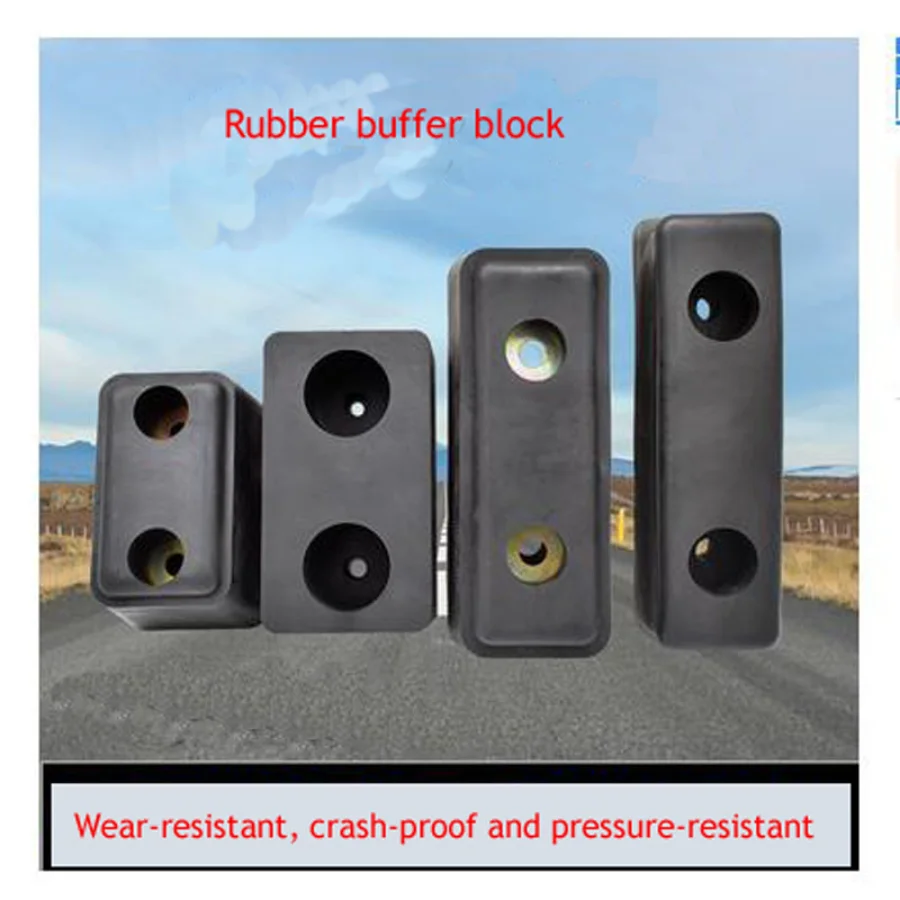 Large Trucks Anti-Collision Glue Block Rubber Car Tail Reversing Anti-Collision Glue Blocks Buffer Glue Block Auto Parts