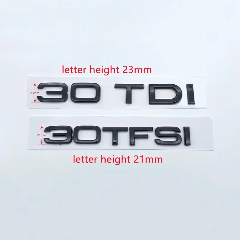 3D буквы цифры эмблема для Audi A4 40TFSI 45TFSI 50TFSI 30TDI значок на крышку багажника