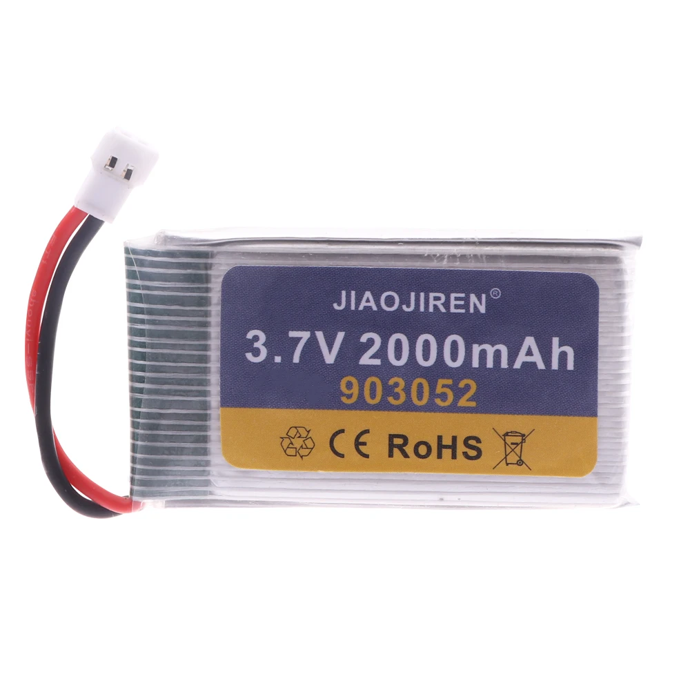 3 7 В 2000 мАч 903052 Lipo аккумулятор и зарядное устройство для Syma X5 X5C X5SW X5SC X5S X5SC-1 M18 H5P RC