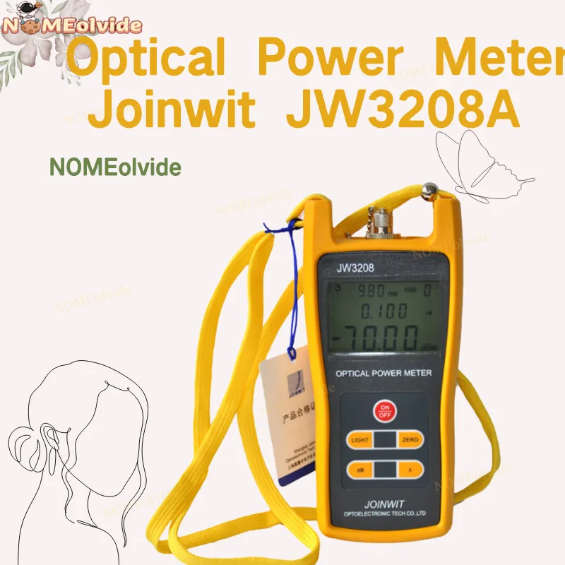 

Free Shipping Optical Power Meter Joinwit JW3208A Portable Handheld Optical Power Meter with FC SC ST Connector Free Delivery