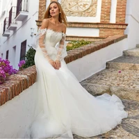 viktoria charming boho wedding dresses strapless a line appliques floor length with buttons bridal gowns custom vestido do novia