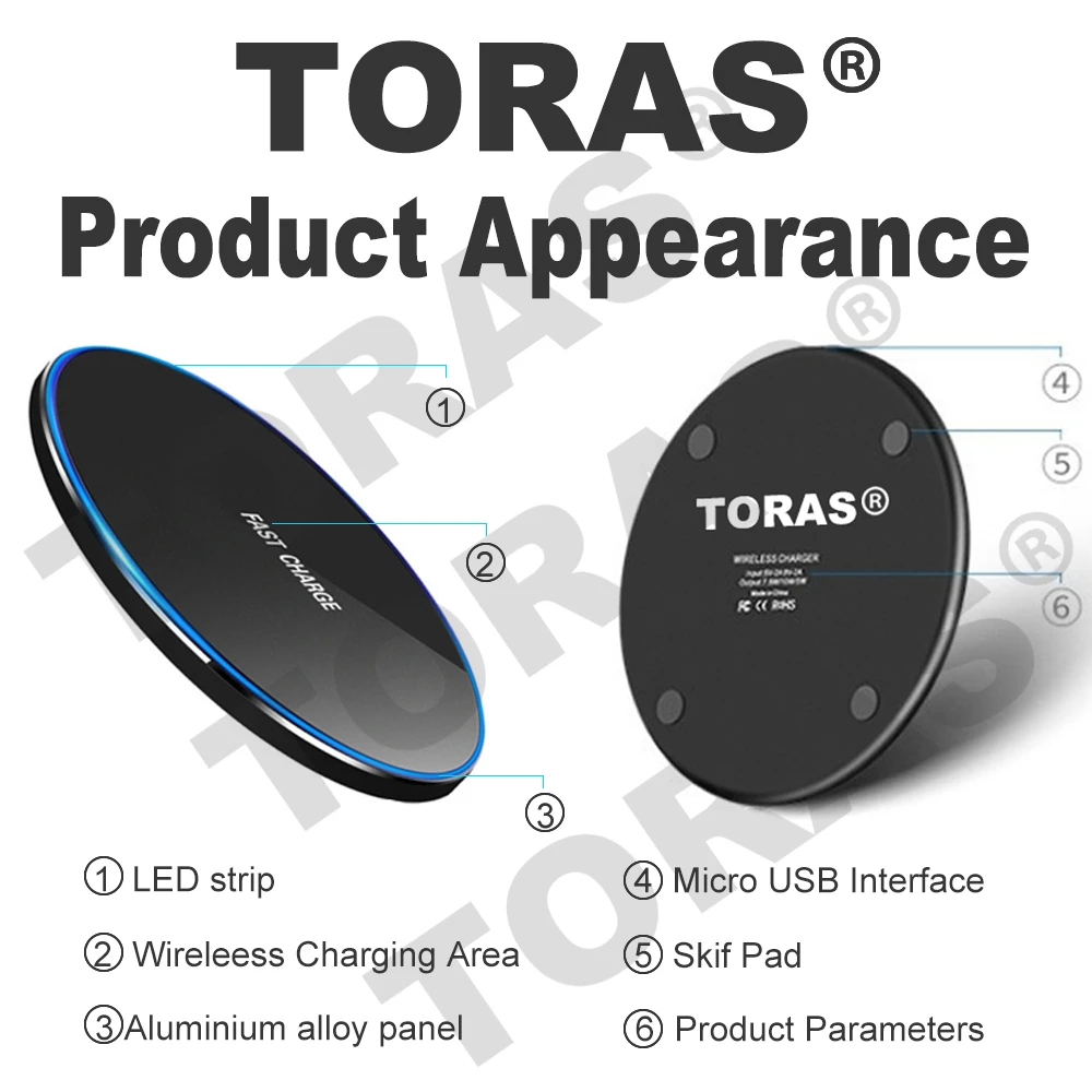 30w qi wireless charger for iphone 13 12 11 pro xs max mini x xr induction fast wireless charging pad for samsung s8 s9 s10 note free global shipping