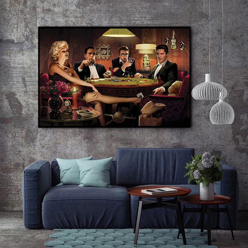 

Sexy Woman Poster Canvas Art Wall Picture Abstract Portrait Painting For Living Room Home Decor No Frame
