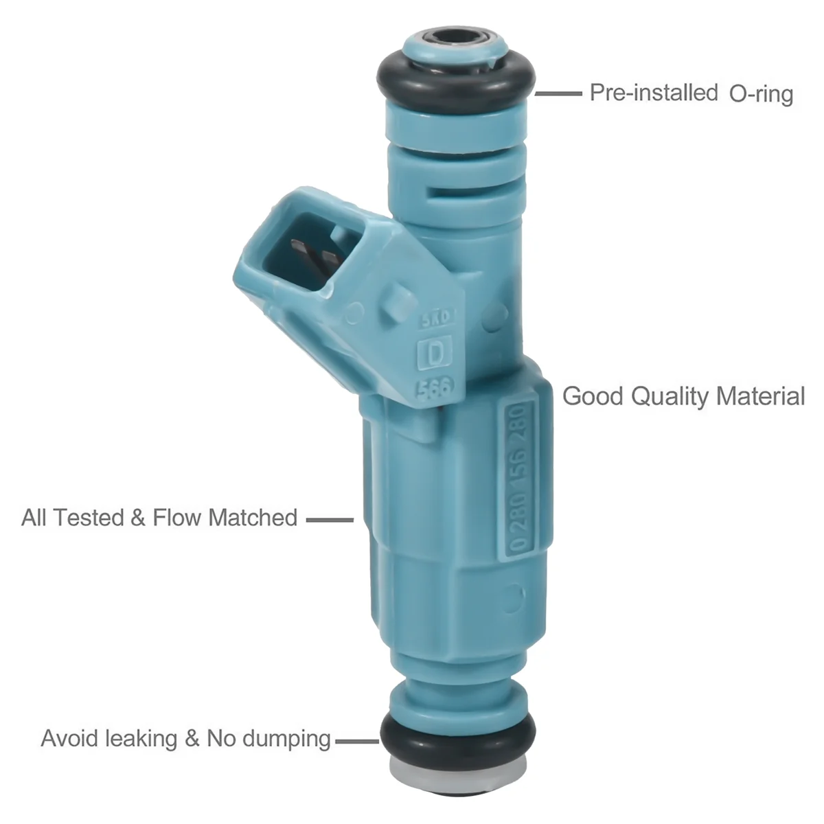 4 шт. 470 куб.см топливная форсунка 0280156280 Для Opel Astra Zafira C20Let Z20Let Z20Leh Z20Lel Z20Ler 2.0L 55556799