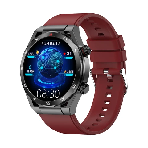 Мужские Смарт-часы с вызовом Bluetooth 1,39 дюйма, с измерением уровня сахара в крови