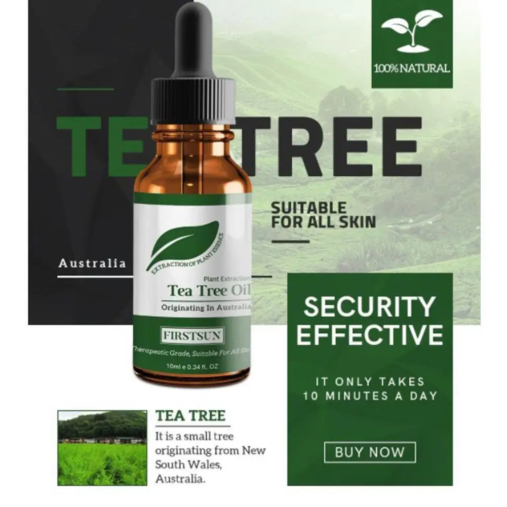 

Natural Tea Tree Oil Moisturizer Face Body Skin Care For Women Hair Care Fragrance Aromatherapy Pure Massage Essential Oil