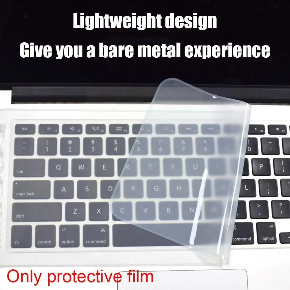 

12-17 Inch Transparent Laptop Keyboard Cover Universal Dustproof Film Waterproof Film Keyboard Silicone Notebook Protecter M2v1