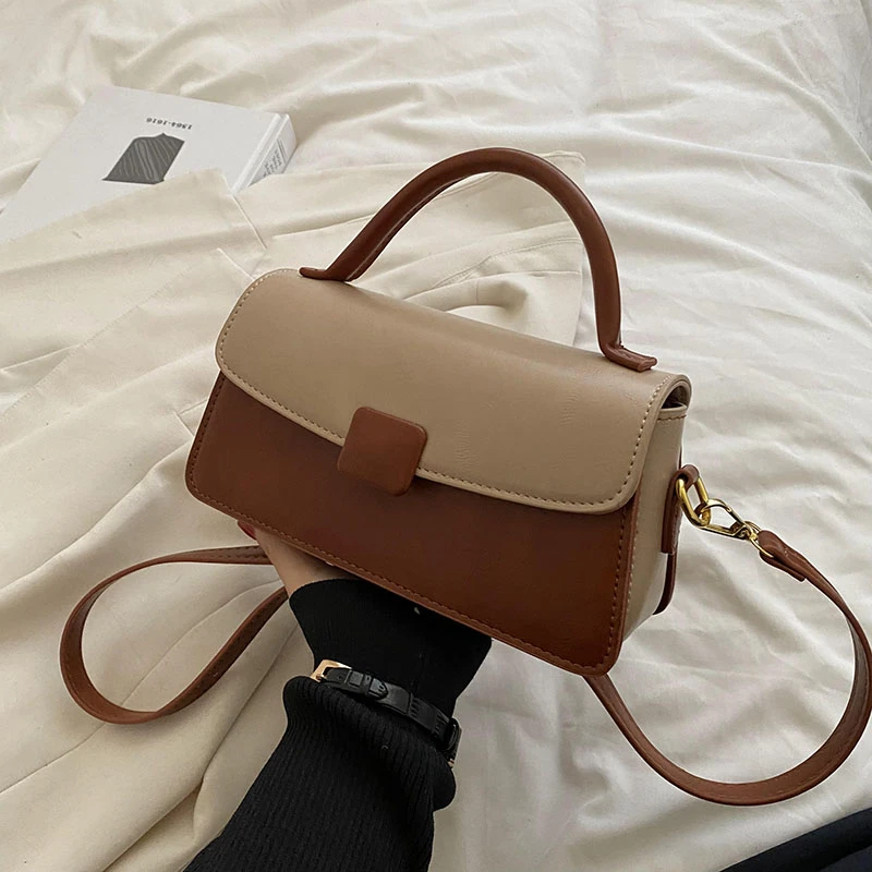 

Женская сумка, сумка-мессенджер, женская сумка на плечо из искусственной кожи с клапаном, модная однотонная сумка для покупок, сумки для жен...