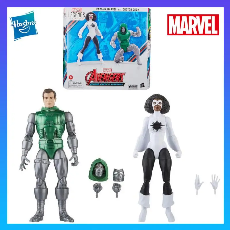 

Hasbro Genuine Marvel Legends Series Captain Marvel Vs. Doctor Doom Avengers 60Th Anniversary 6inch Model Toys Action Figures